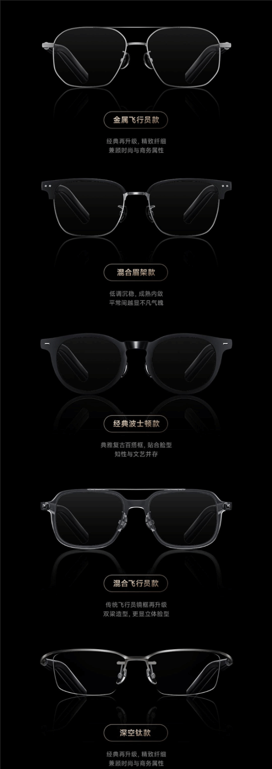小米MIJIA智能音频眼镜2发布：众筹价999元！(图3)