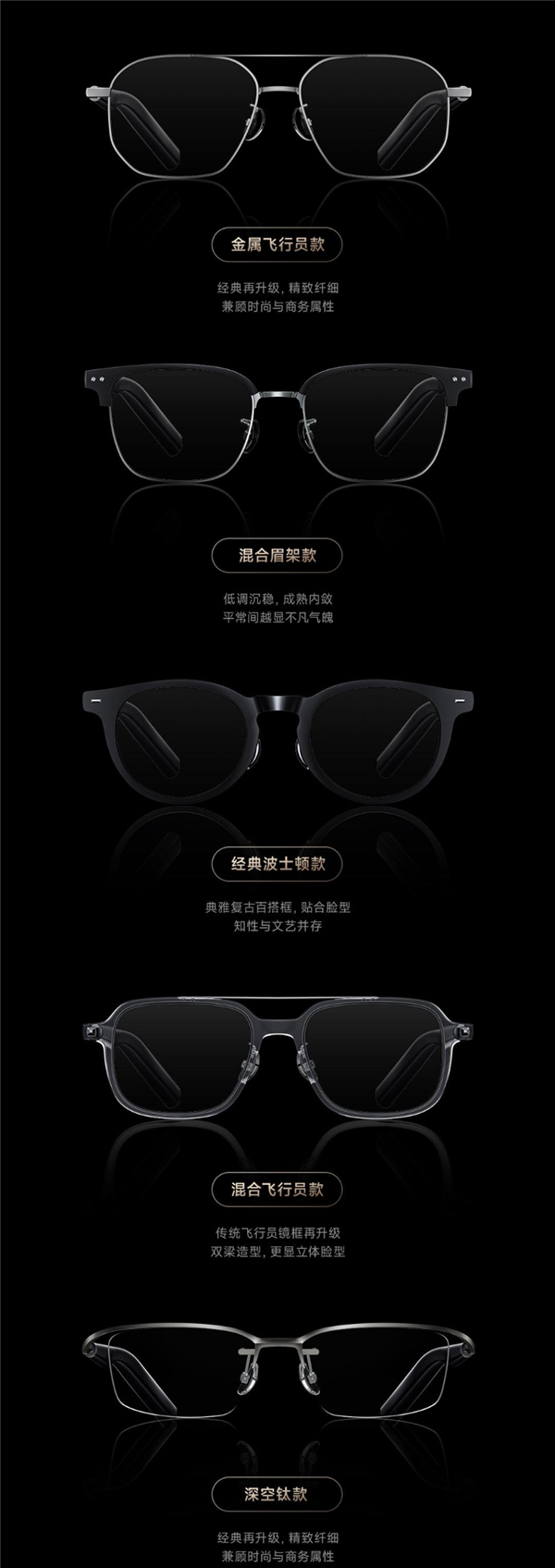 Kaiyun：999元！小米MIJIA智能音频眼镜2开启众筹：重量仅276g(图3)