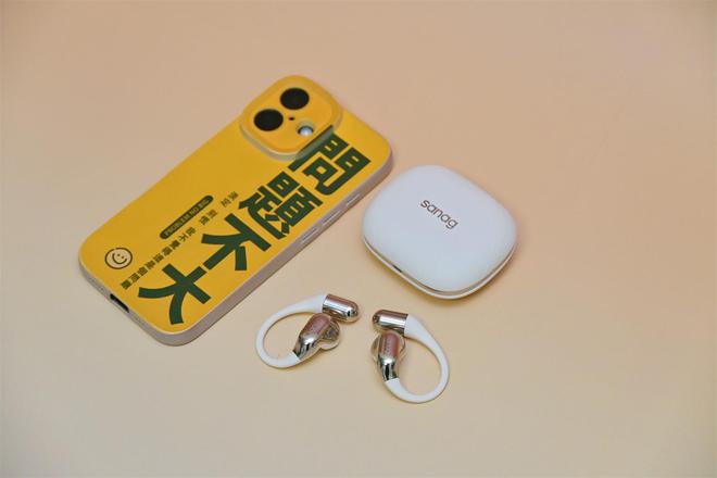 AI同声传译开放式耳机的降噪标杆sanag塞那G9S耳挂式开放耳机(图7)