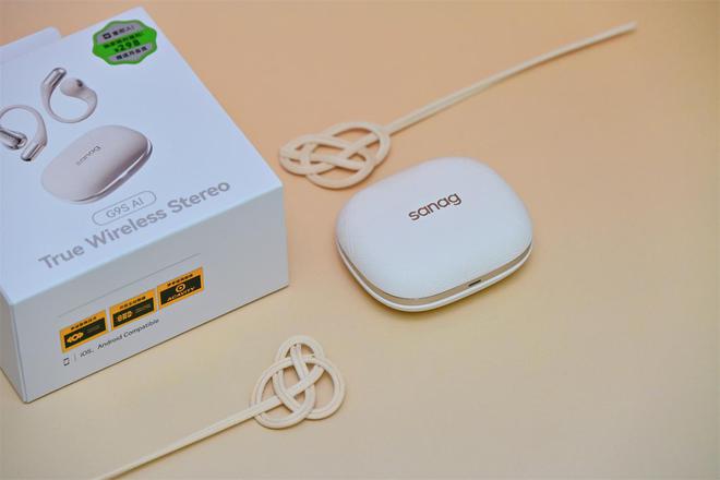 AI同声传译开放式耳机的降噪标杆sanag塞那G9S耳挂式开放耳机(图8)
